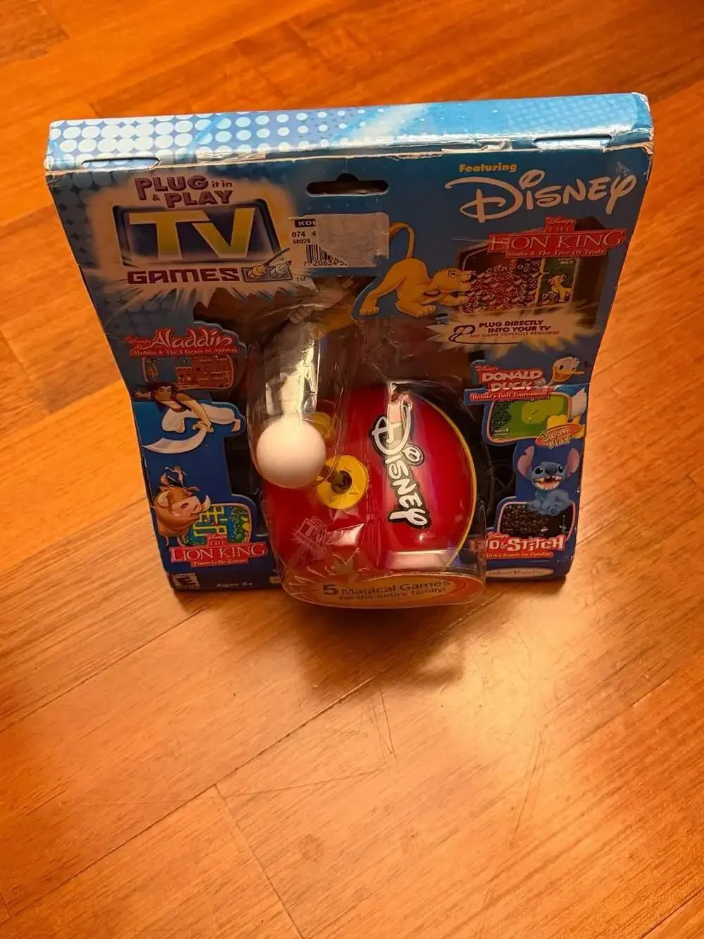 New Disney Plug & Play TV Games - 5 Magical Games for the Entire Family NWT